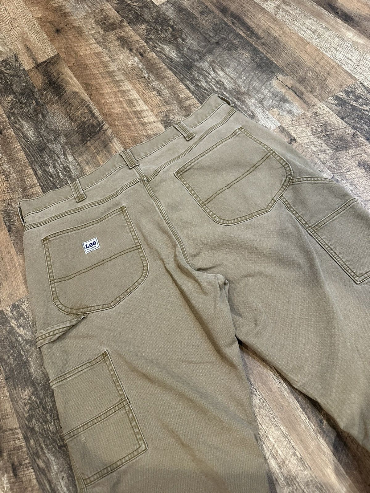 Lee VINTAGE 70s Lee Carpenter Pants Tex Zipper True Vintage Size US 38 / EU 54 - 2 Thumbnail