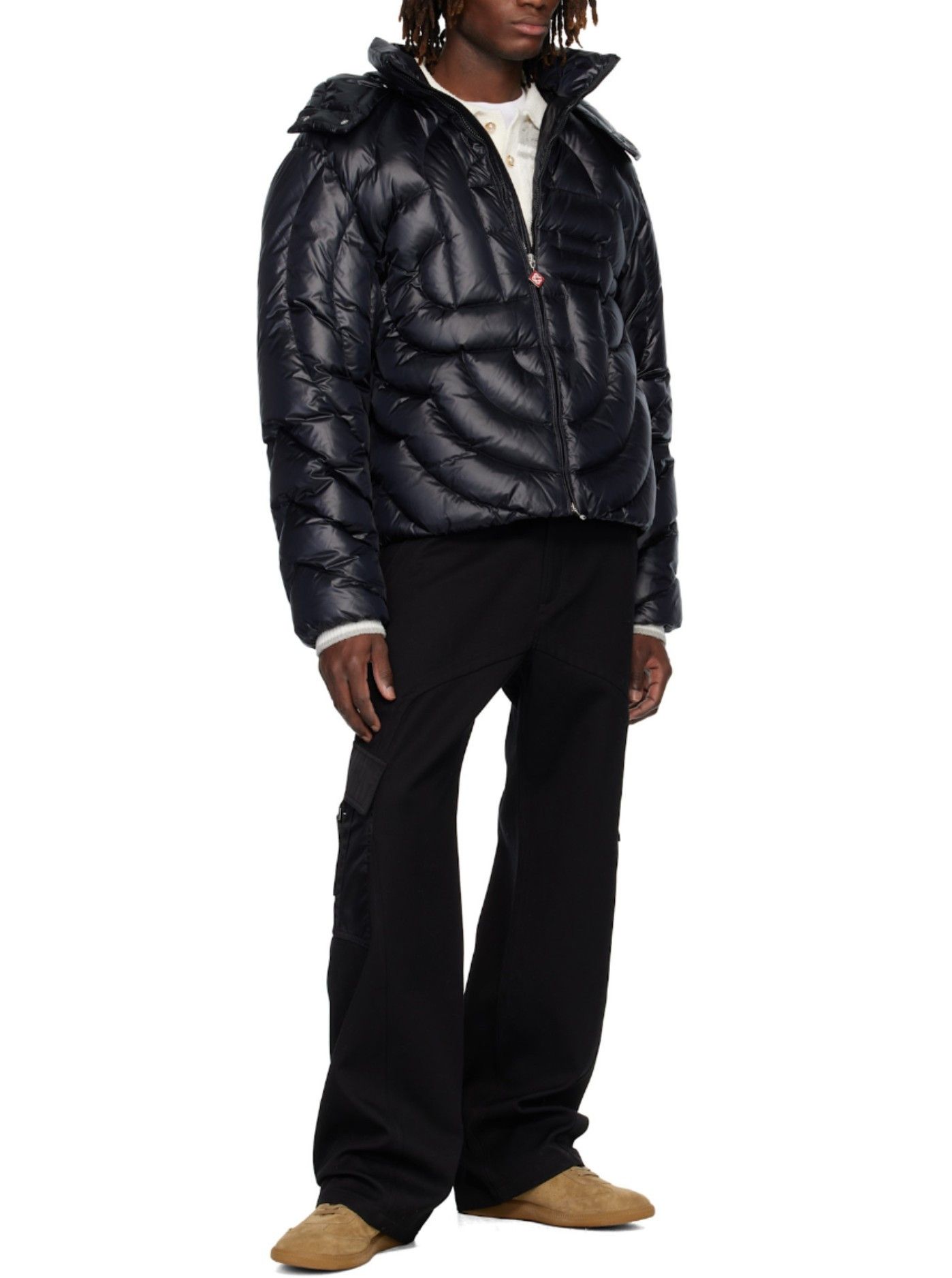 Casablanca Monogram Quilted Down Puffer Jacket Size US XL / EU 56 / 4 - 4 Thumbnail