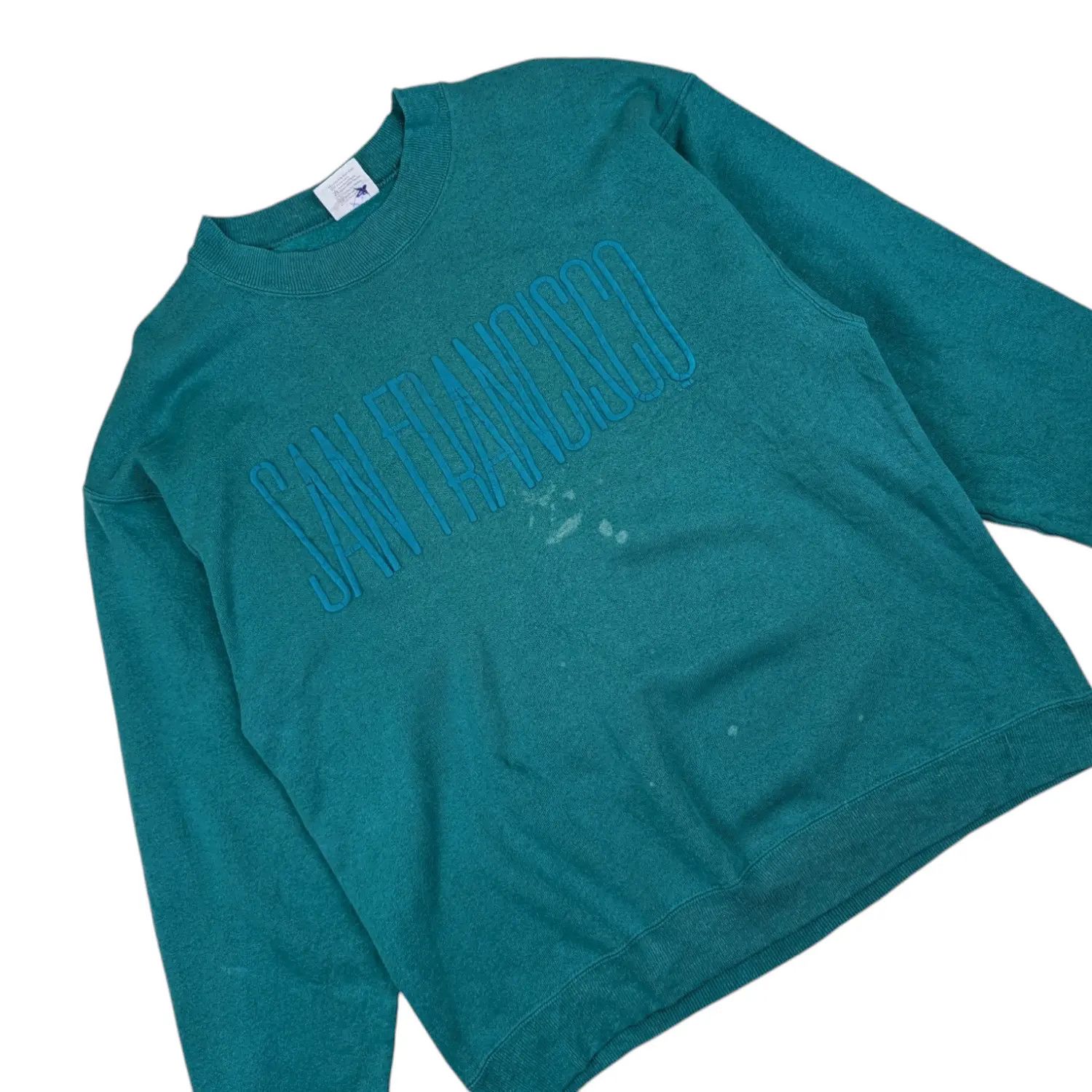Hanes × Vintage Vintage 90's SAN FRANCISCO Big Spell Out Souvenir Jumper Size L / US 10 / IT 46 - 3 Thumbnail