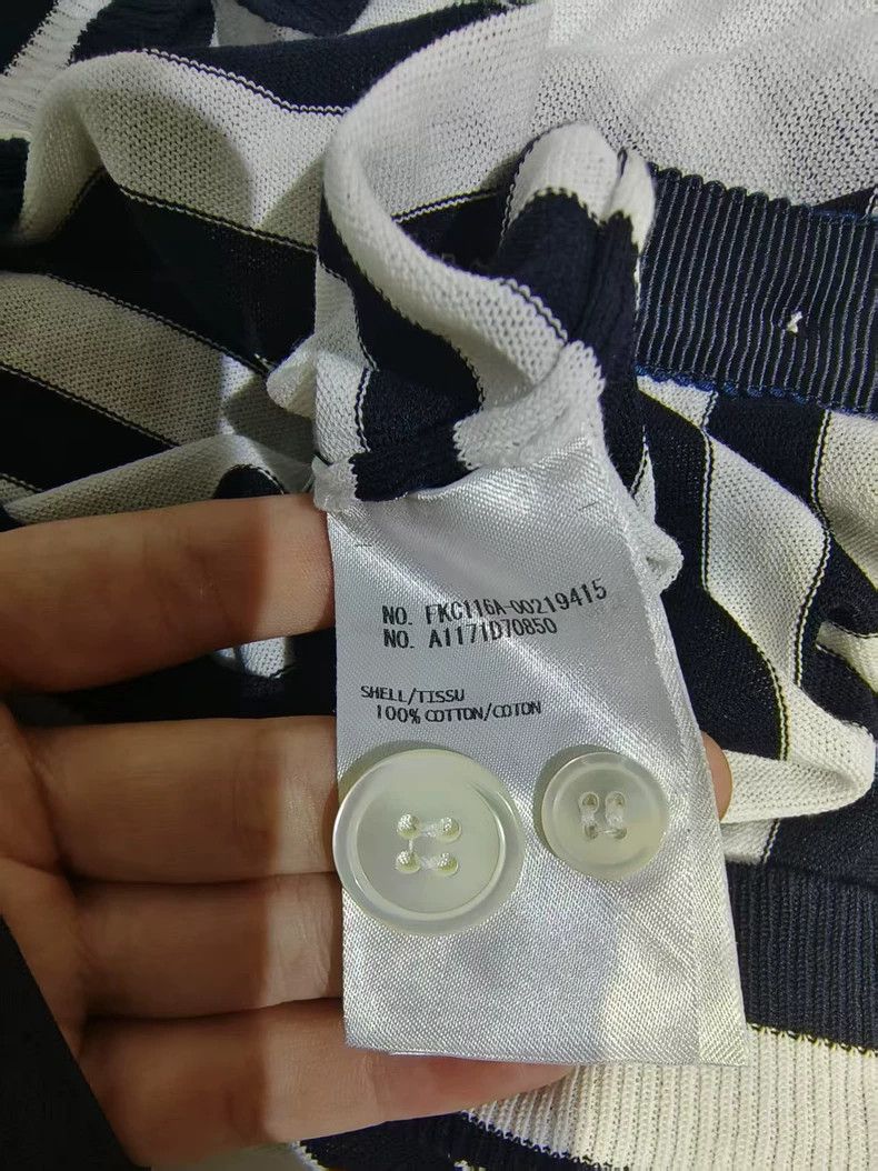 Thom Browne Thom Browne White and black striped long sleeves Size S / US 4 / IT 40 - 3 Thumbnail