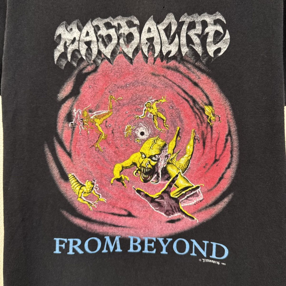 Other Vintage Massacre Band T shirt 1991 From Beyond Rock Metal Size US M / EU 48-50 / 2 - 13 Thumbnail