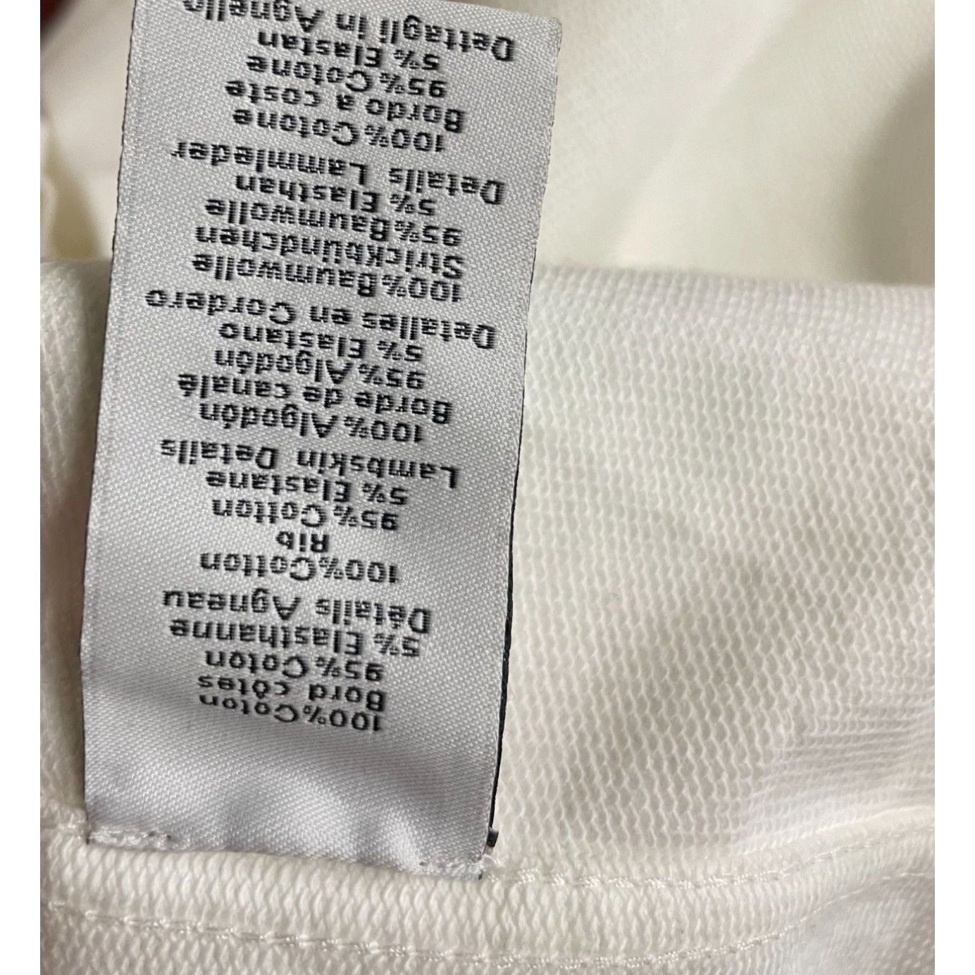 Hermes Hermès White Cotton T-Shirt With Black Robot Embroidery Made Size US M / EU 48-50 / 2 - 8 Thumbnail