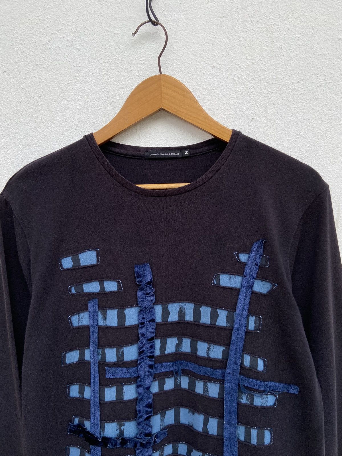 Marithe + Francois Girbaud MFG t shirt long sleeve rare design Size US M / EU 48-50 / 2 - 3 Thumbnail