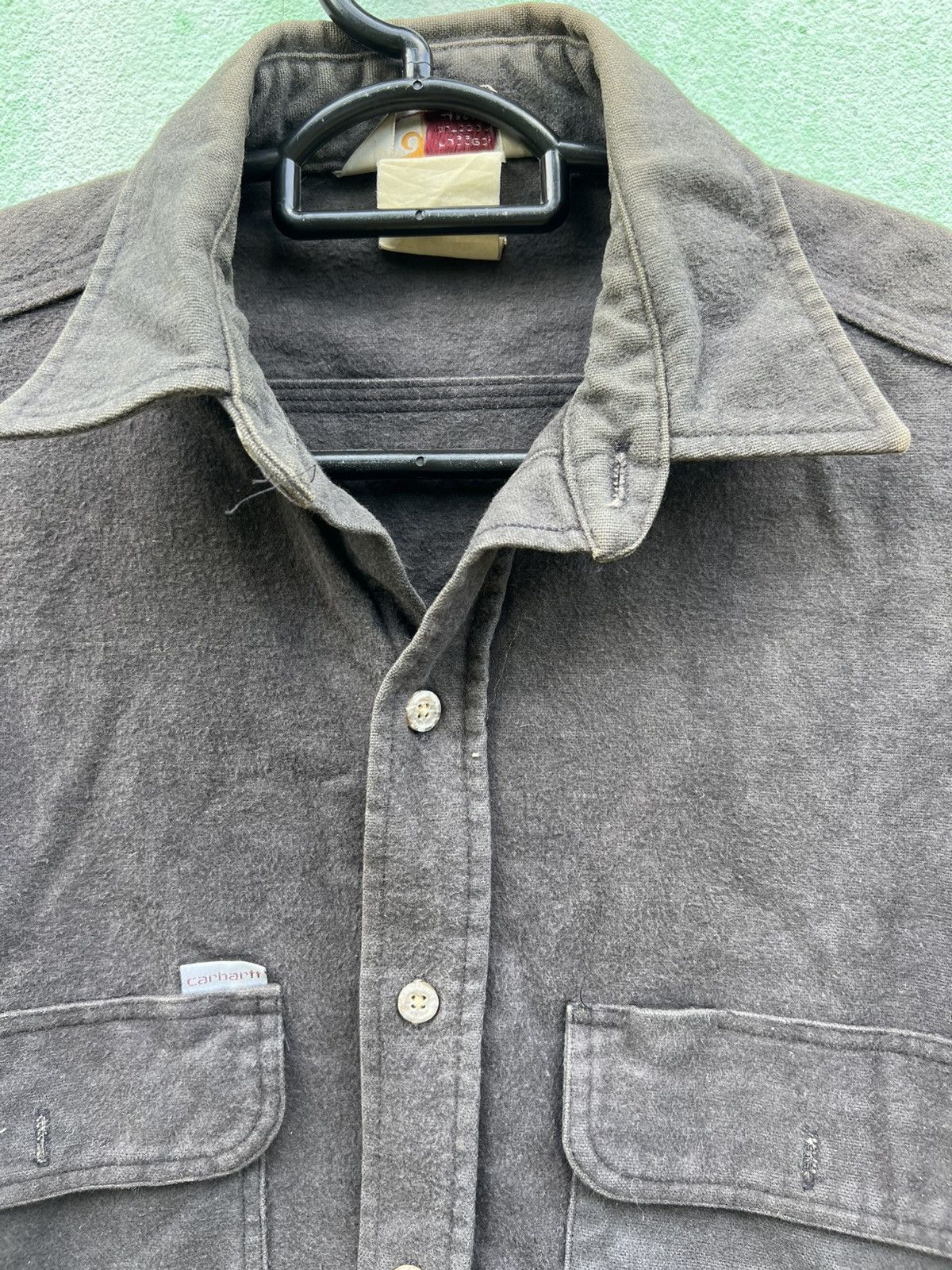 Carhartt Vintage Carhartt SunFaded Heavyweight Chamois Shirt Boxy Fit Size US L / EU 52-54 / 3 - 3 Thumbnail