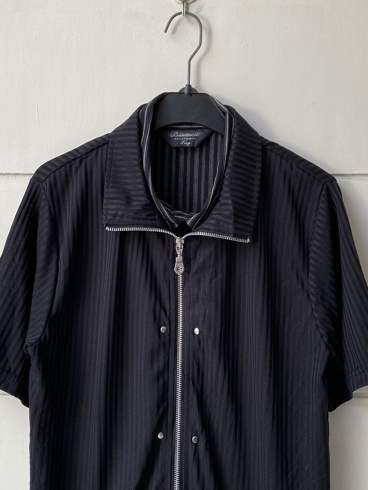 If Six Was Nine Beaumere Aristocratic Black Zipper Shirt Size US S / EU 44-46 / 1 - 15 Thumbnail