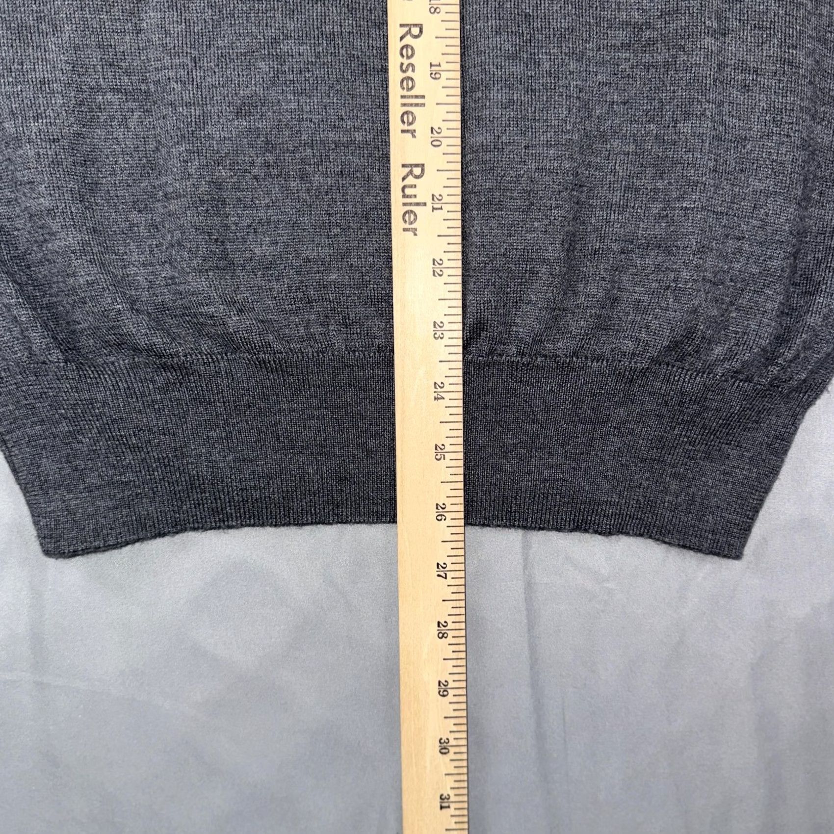 Peter Millar Peter Millar Sweater Mens M Gray Wool Silk Nylon V-Neck Knit Pullover Size US M / EU 48-50 / 2 - 7 Thumbnail