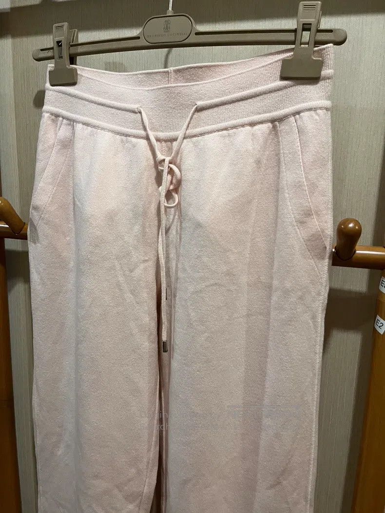 Loro Piana Loro Piana Pink Baby Cashmere Trousers Size 27" / US 4 / IT 40 - 2 Thumbnail