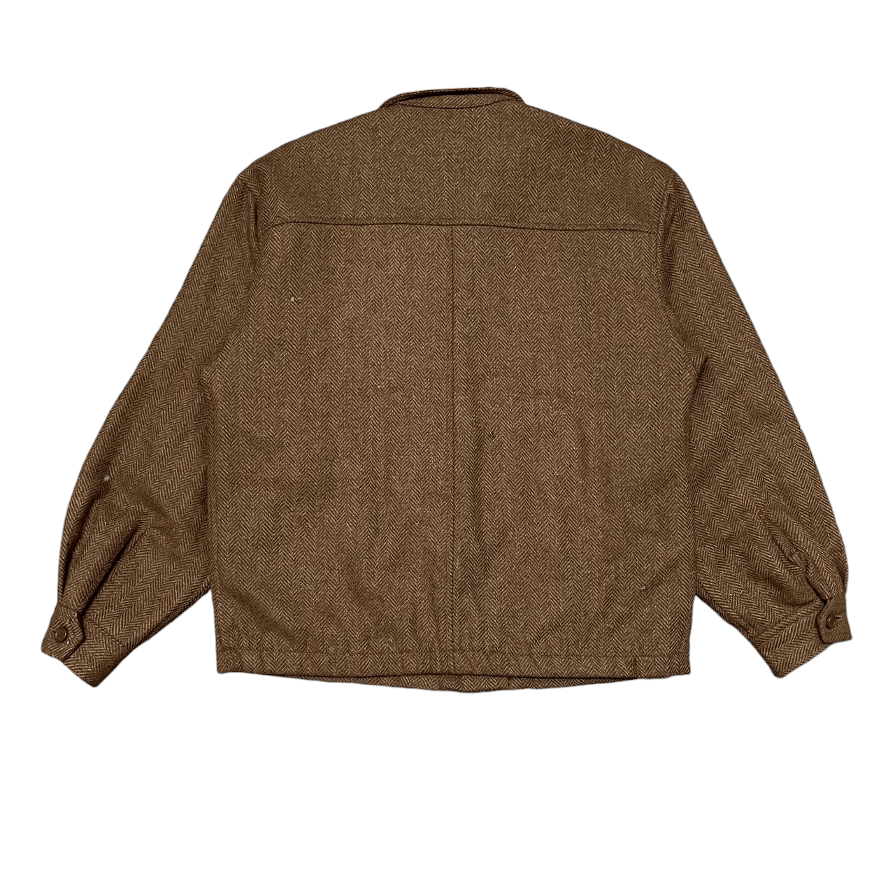 Vintage Vintage Michel Thierry France Wool Leather Part Jacket Size US M / EU 48-50 / 2 - 12 Thumbnail