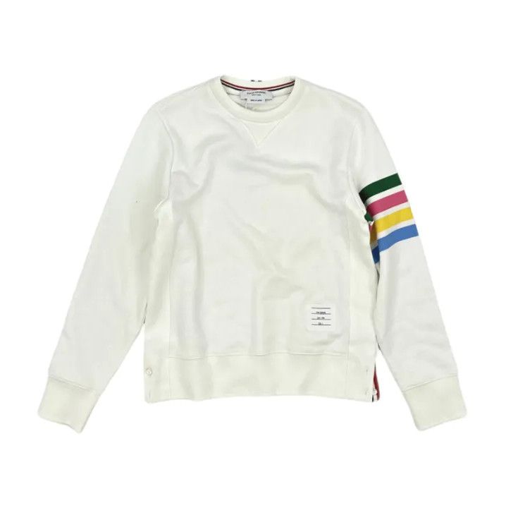 Thom Browne Colorful Stripe Sweatshirt