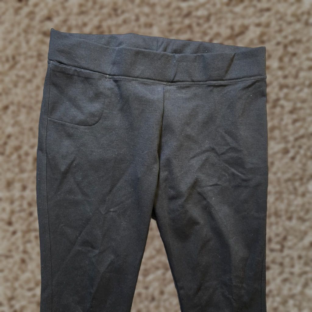 Vintage American Giant Pants Womens 14 Black Skinny Leggings Stretch Casual Capsule Capsule? Size 36" / US 14 / IT 50 - 1 Thumbnail