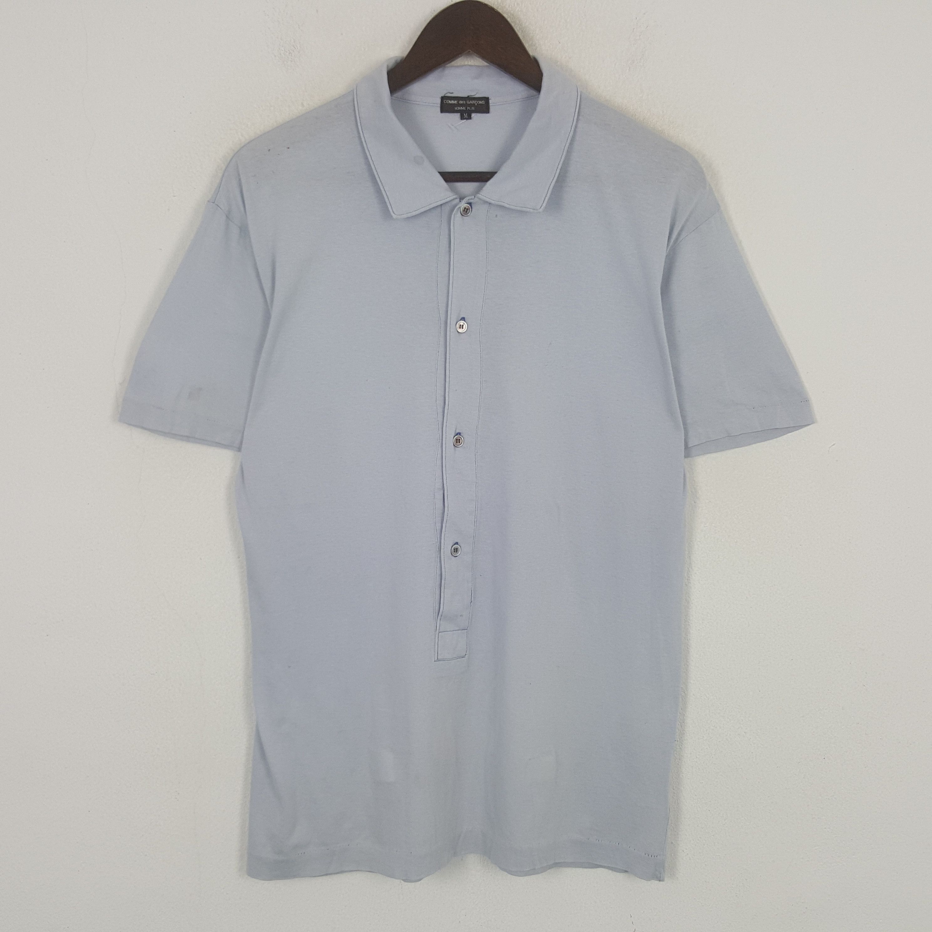 Comme des Garcons Homme Plus Vintage Comme des Garcons Homme Plus Button Up Polos Size US M / EU 48-50 / 2 - 1 Thumbnail