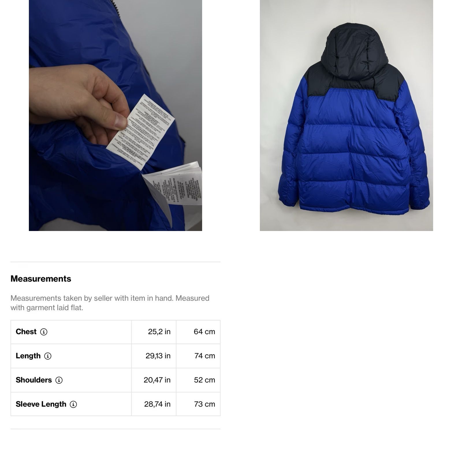 Ralph Lauren VINTAGE? No. New polo ralph lauren hooded down puffer El Cap jacket L blue mens Size US L / EU 52-54 / 3 - 11 Thumbnail
