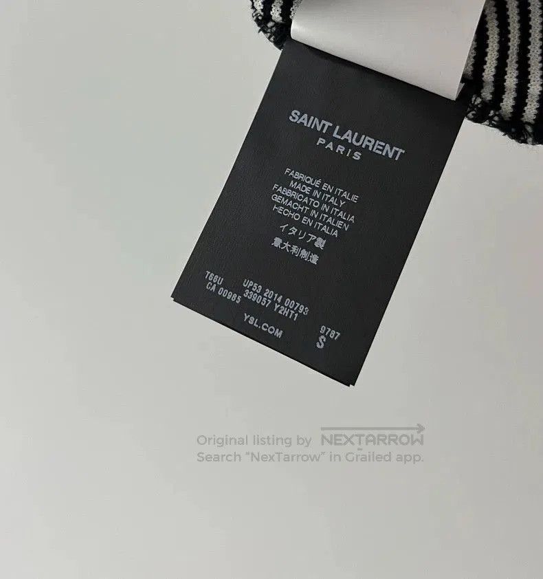 Saint Laurent Paris Saint Laurent Paris Men's Short Sleeve Polo. Size US S / EU 44-46 / 1 - 6 Thumbnail