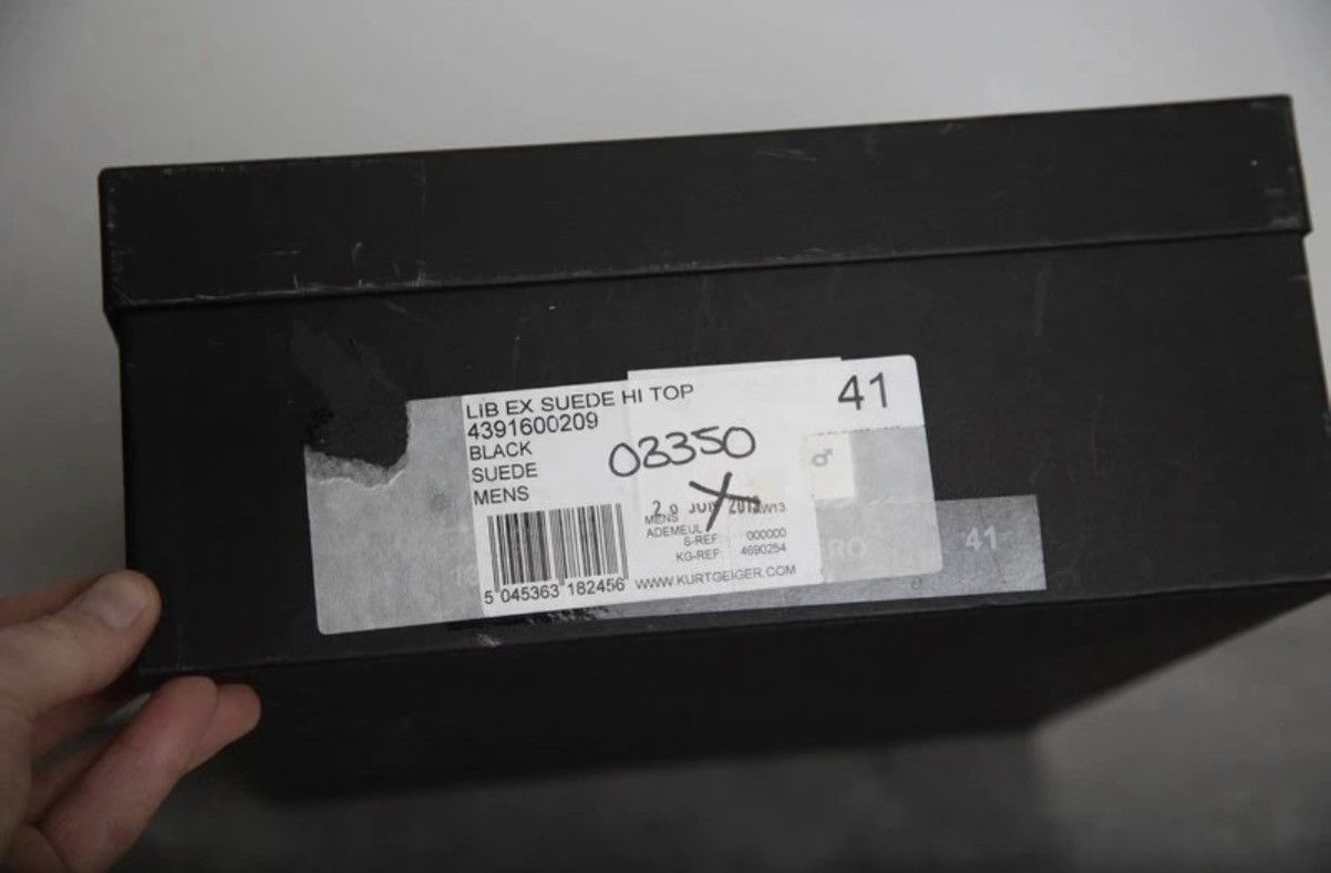Ann Demeulemeester Ann Demeulemeester AW13 Suede High Tops in black Size US 8 / EU 41 - 13 Thumbnail