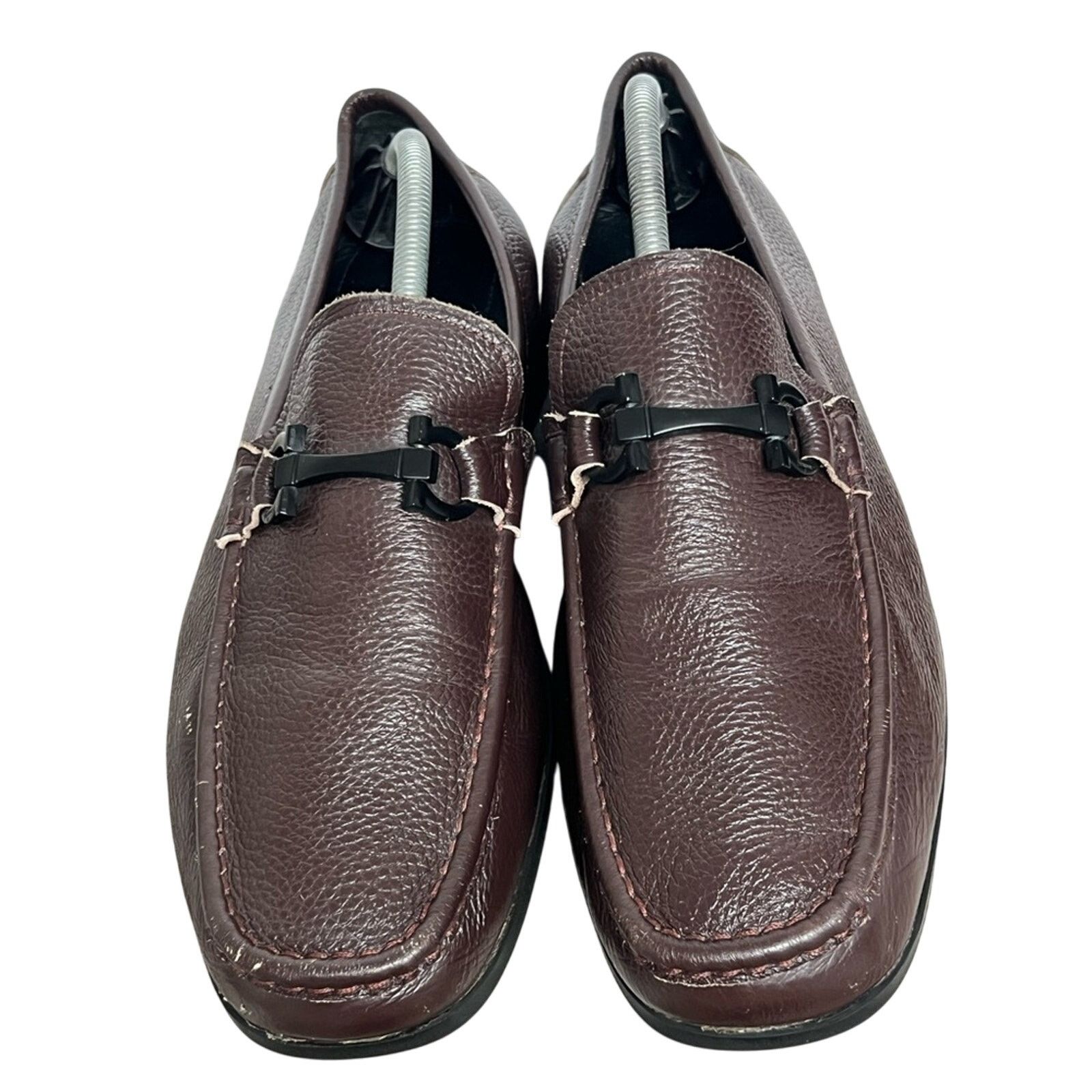 Salvatore Ferragamo SALVATORE FERRAGAMO Gancini Horse Bit Driving Loafers 44 Size US 10 / EU 43 - 1 Thumbnail