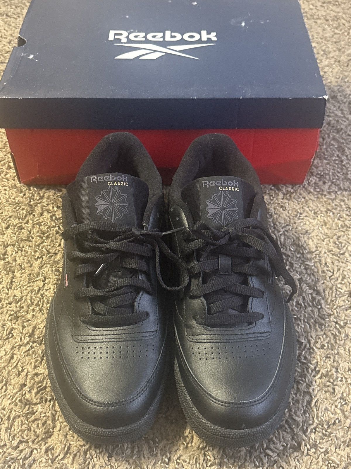 Reebok Reebok Club C 85 (Triple Black) Size US 10.5 / EU 43-44 - 3 Thumbnail