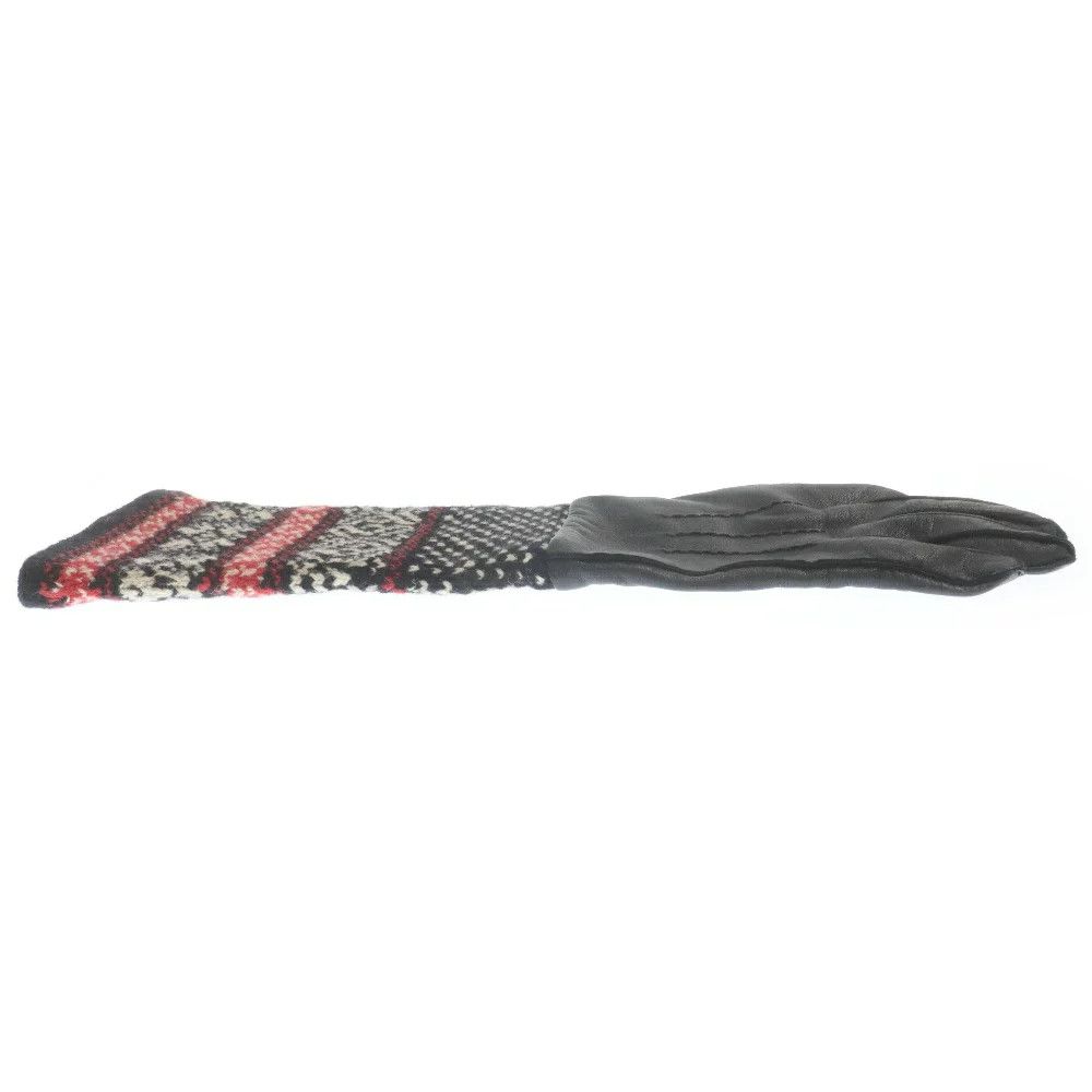Yohji Yamamoto Yohji Yamamoto POUR HOMME 20AW leather switching gloves Size ONE SIZE - 3 Thumbnail
