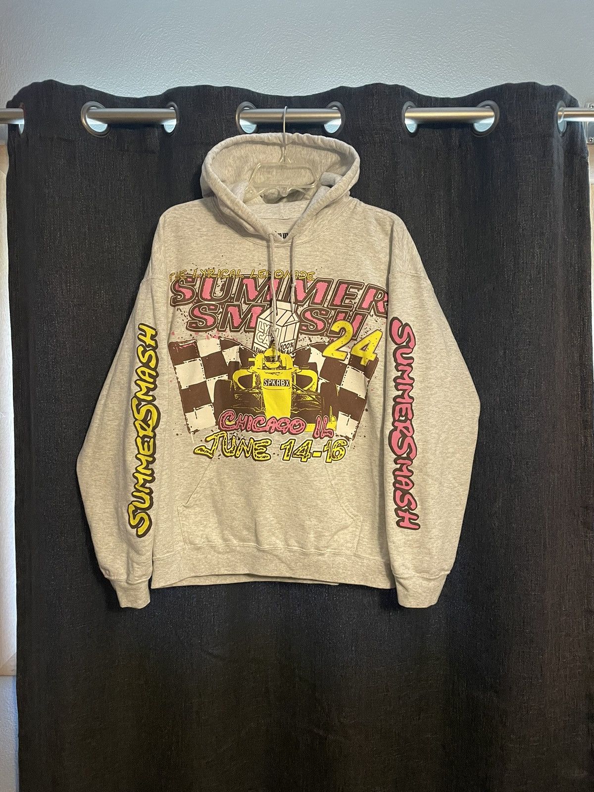 Lyrical Lemonade Brand New Mint Grape Colorblock Hoodie Grailed