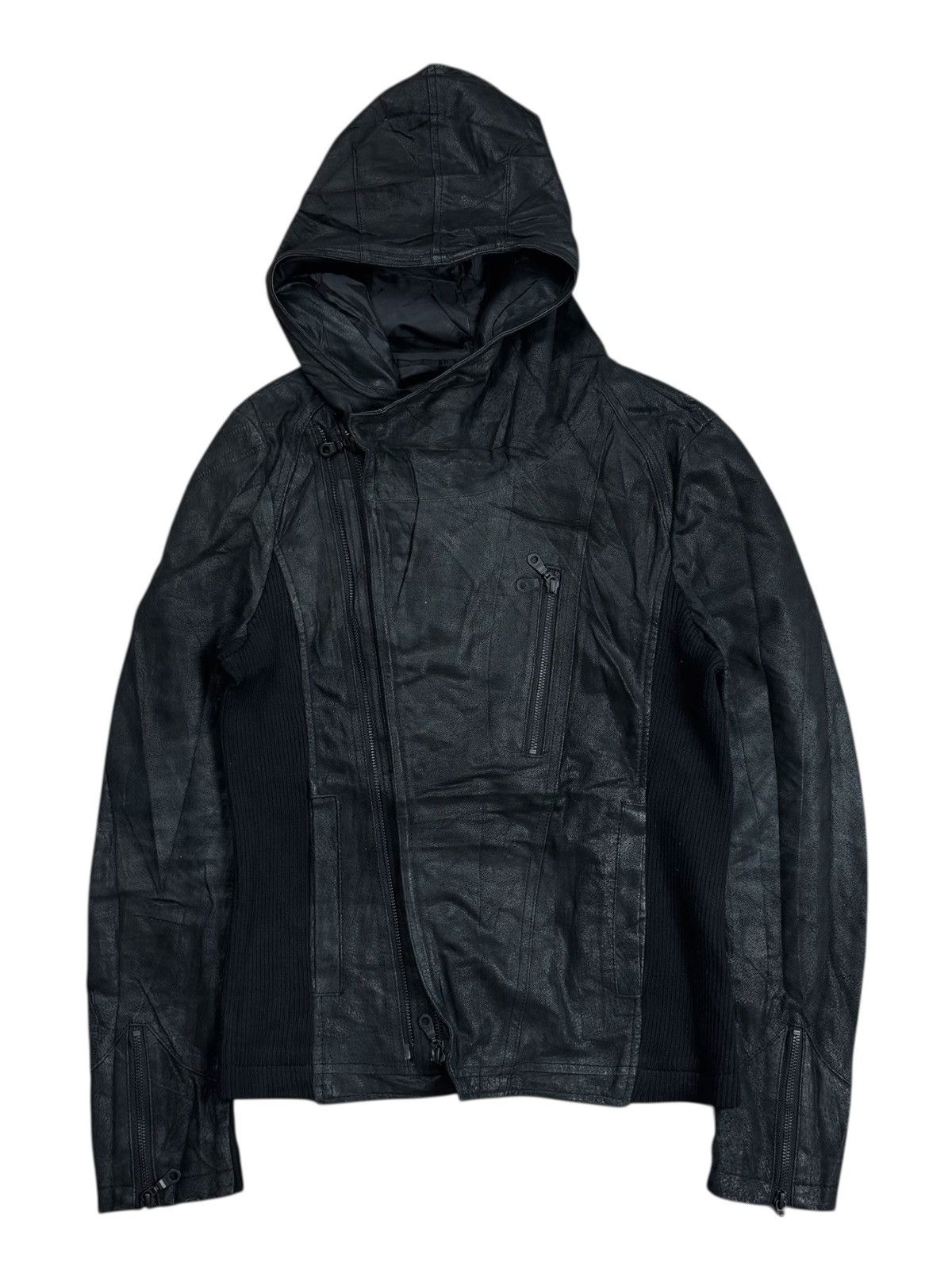 L*l様 Ekam Leather Jacket Hoodie Ekam leather jackets by Kanya Miki. - Design Is This | Design Is This