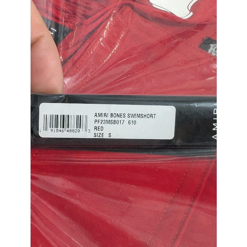 Amiri o1rshd1 Bones Swimshort in Red Size US 30 / EU 46 - 15 Thumbnail