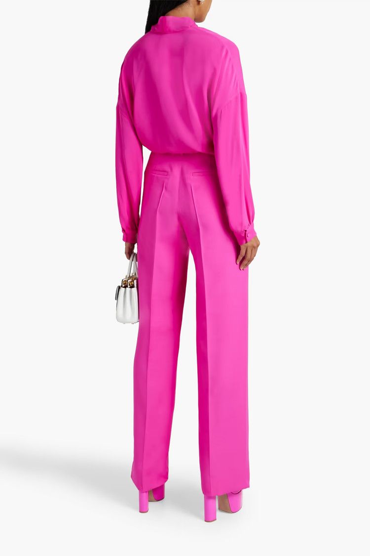 Valentino o1y0326 Casual Pant in Fuchsia Size 27" / US 4 / IT 40 - 3 Thumbnail