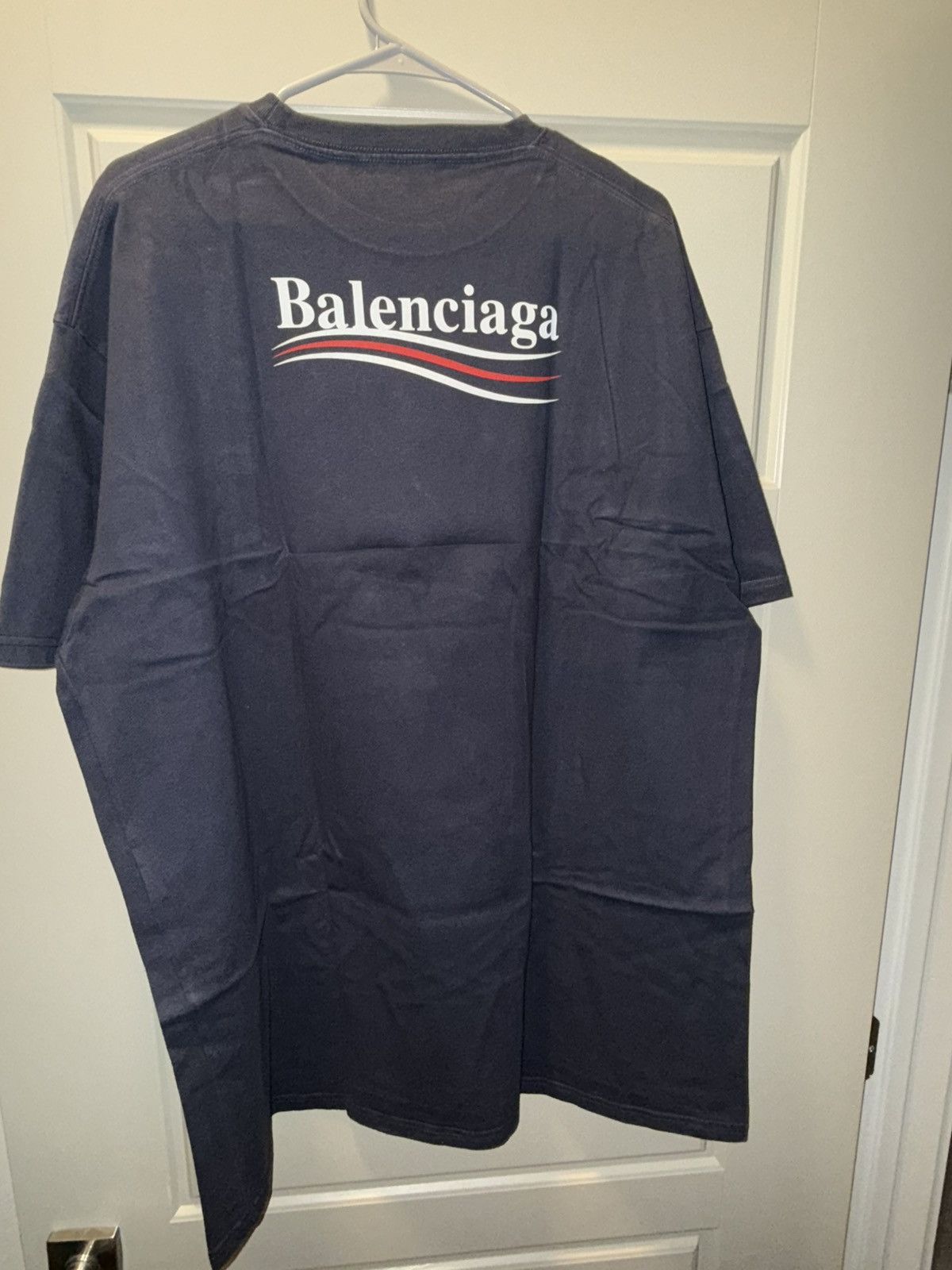 Balenciaga Balenciaga Oversized Tshirt Size US XL / EU 56 / 4 - 4 Thumbnail