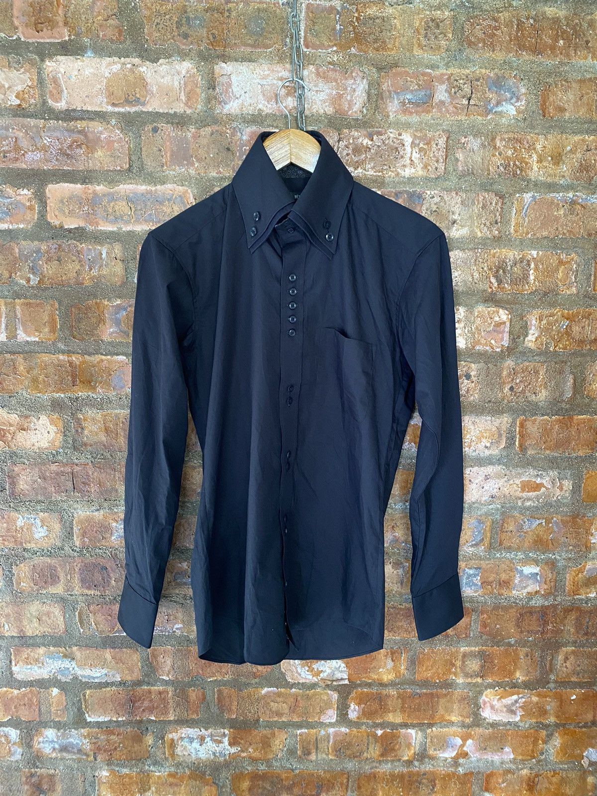 Tete Homme 2000s Tete Homme black vampire double collar multi button Size US M / EU 48-50 / 2 - 2 Thumbnail