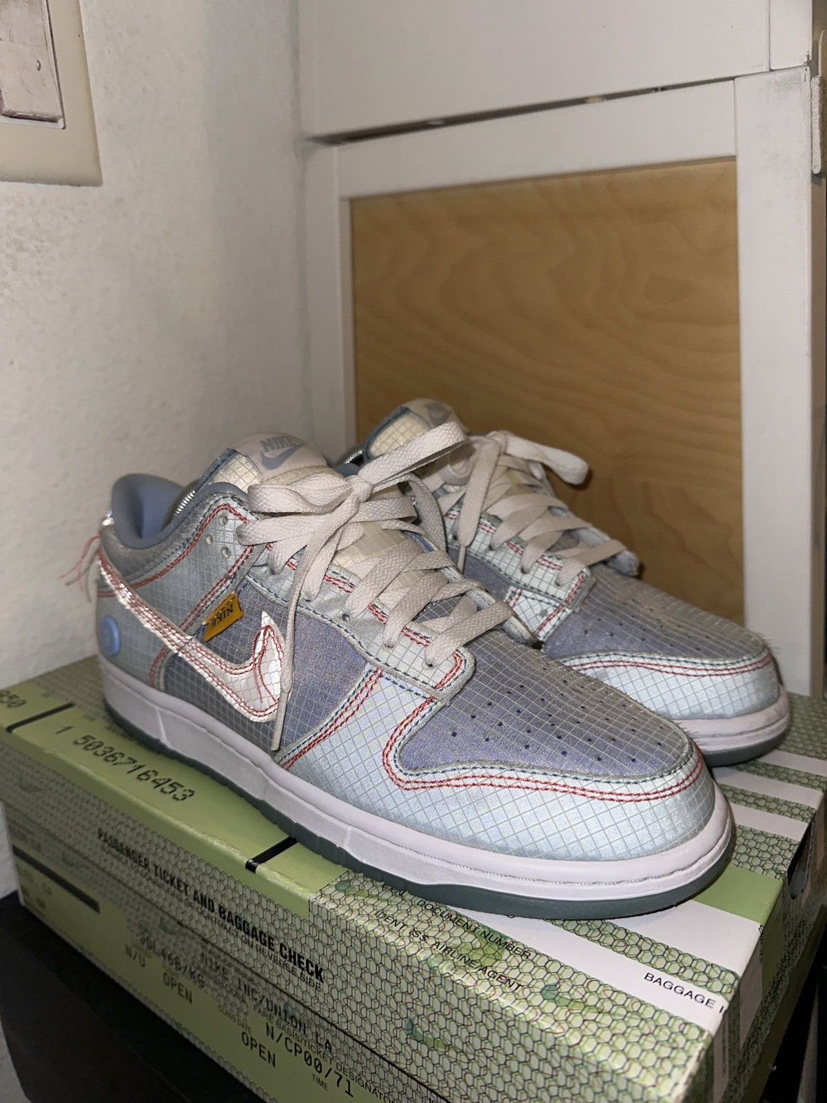 Nike Nike x Union Dunk Low Argon Size US 8.5 / EU 41-42 - 4 Thumbnail