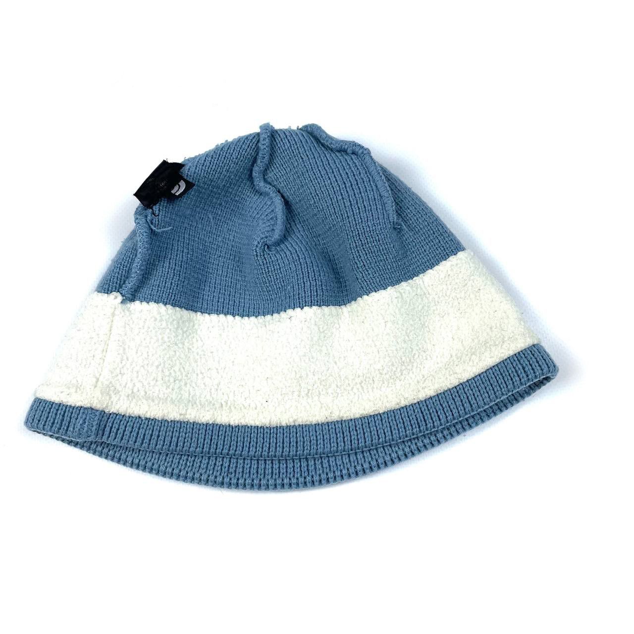 The North Face The North Face Vintage Y2K Blue Logo Beanie Size ONE SIZE - 2 Thumbnail