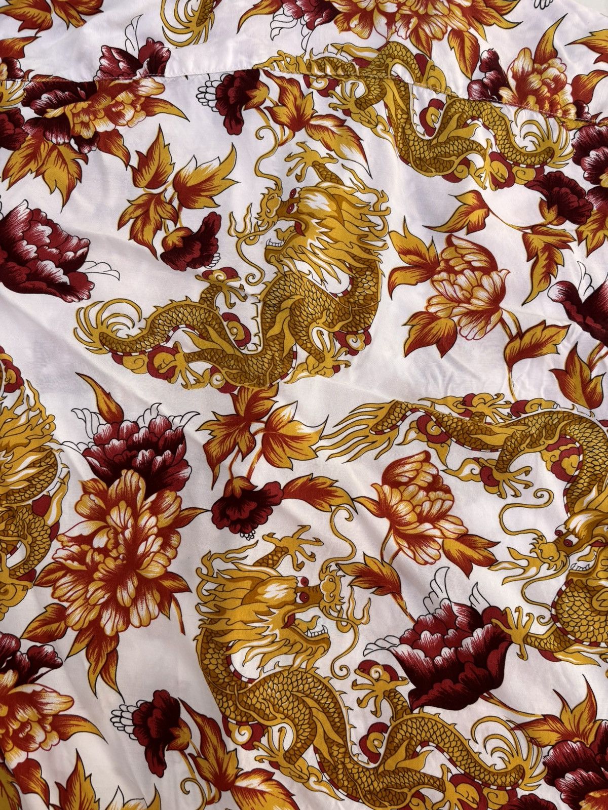Vintage Ciro Citterio Vintage Dragon Peony Floral Graphics SS Shirt Size US M / EU 48-50 / 2 - 5 Thumbnail