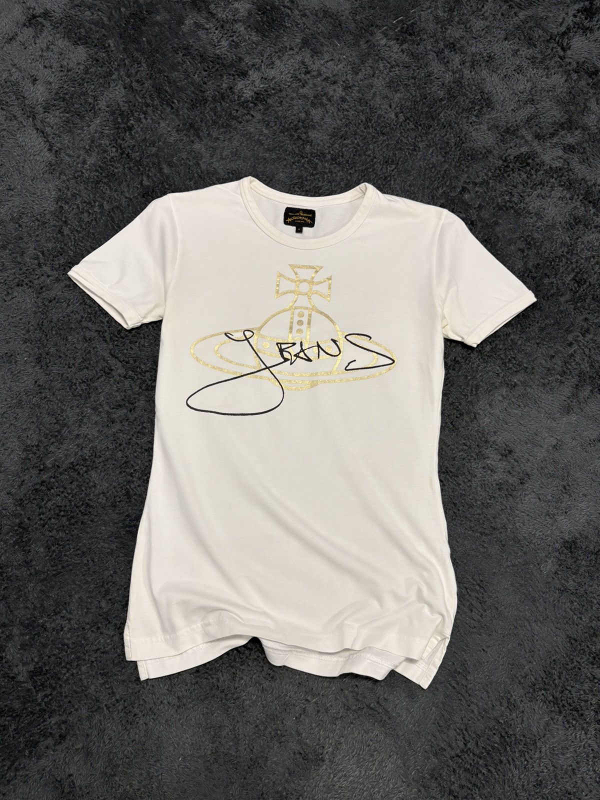 Vivienne Westwood Vivienne Westwood Classic Gold Orb Tee Size S / US 4 / IT 40 - 1 Thumbnail