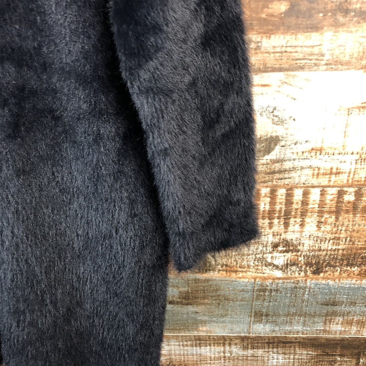 GU GU japan Black Mohair long Cardigan Knitwear #A2196 Size S / US 4 / IT 40 - 15 Thumbnail