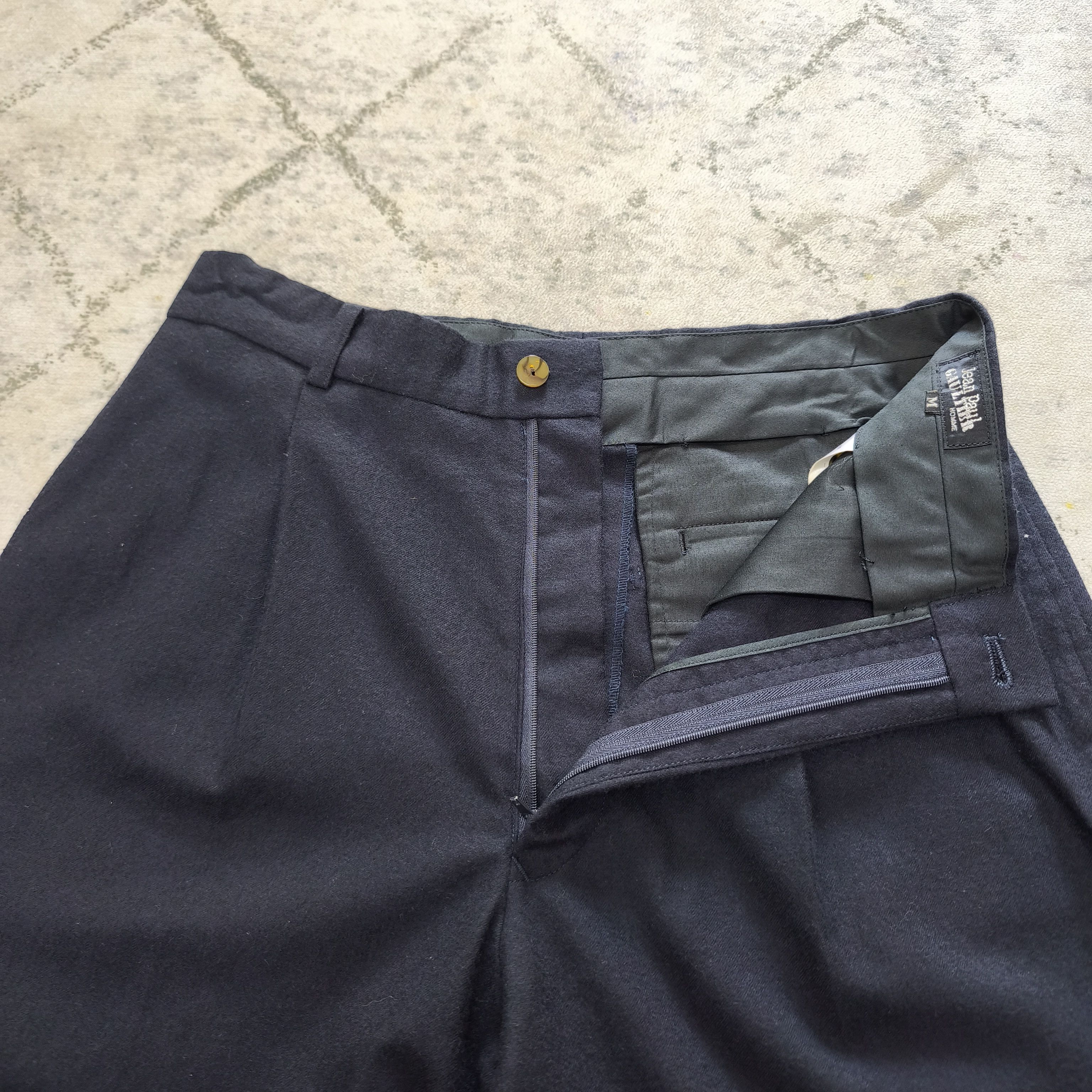Jean Paul Gaultier Vintage Jean Paul Gaultier Homme Wool Pants Size US 29 - 9 Thumbnail