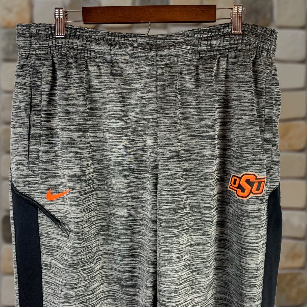 Nike Nike Joggers Men's 4XL Grey OSU Cowboys Athleisure Pants Size US 39 - 1 Thumbnail
