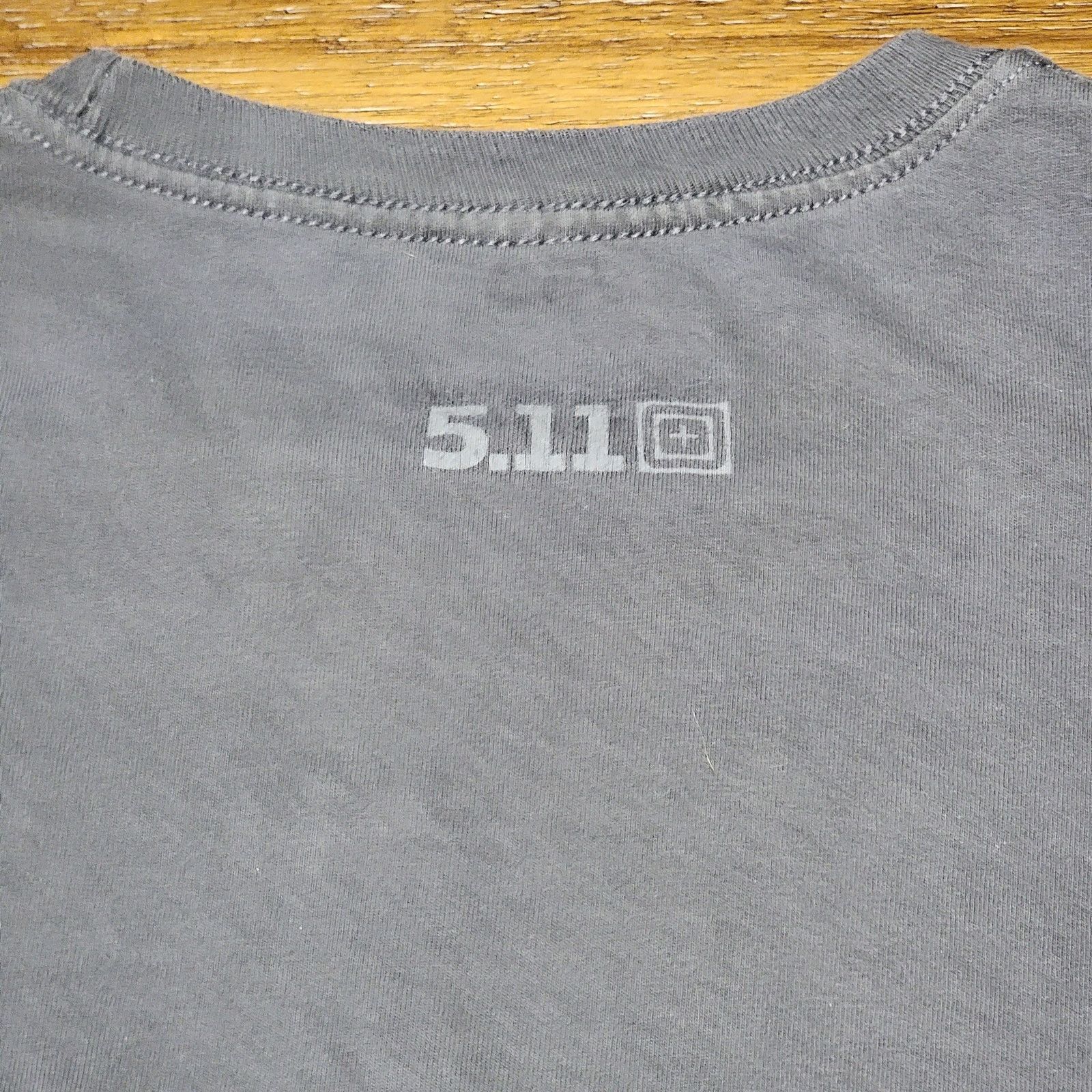 5.11 5.11 Tactical Dark Grey Unisex Tee Rifle & Gnome -Size Large Size US L / EU 52-54 / 3 - 4 Thumbnail