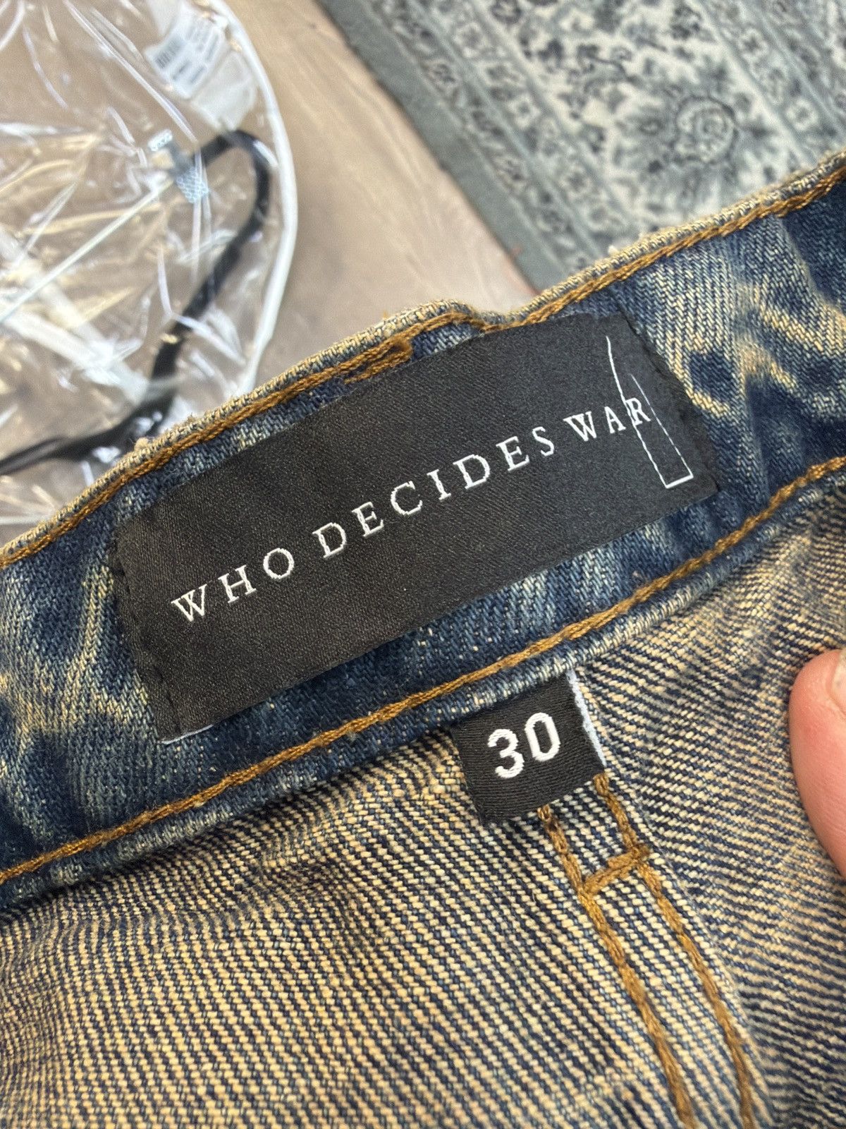 Who Decides War Who decides war unfurled denim Size US 30 / EU 46 - 5 Thumbnail