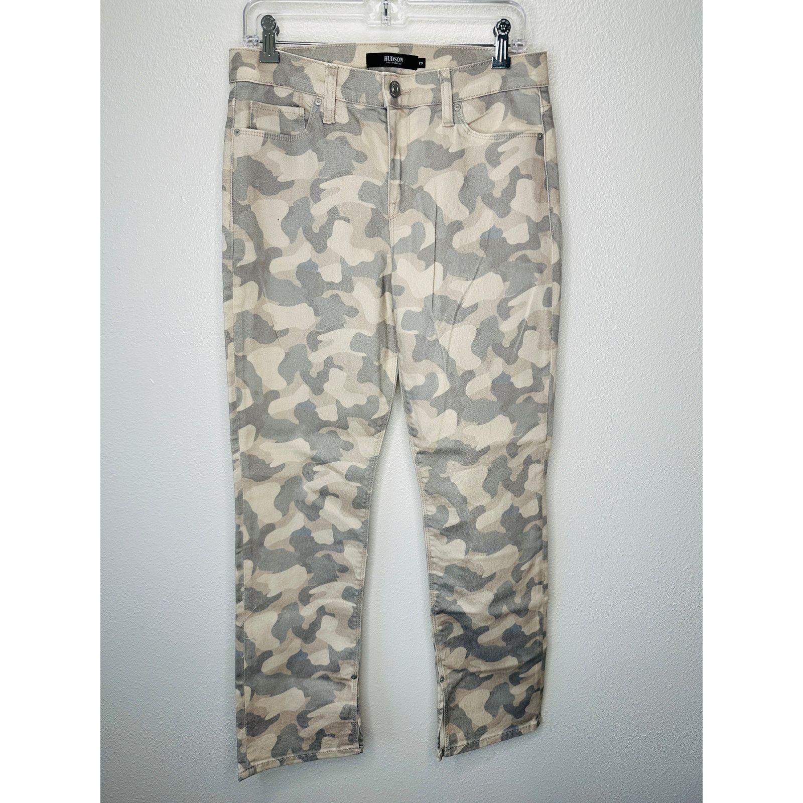 Hudson Hudson Nico Peyote Camo Mid-Rise Split Ankle Zip Jeans 29 Size 29" - 1 Thumbnail