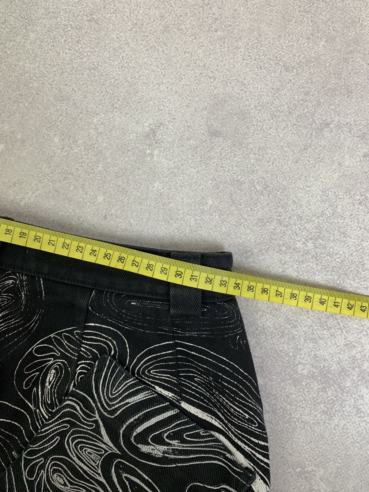 Drain Gang Archive Claire Barrow Flared Jeans Size 27" / US 4 / IT 40 - 17 Thumbnail