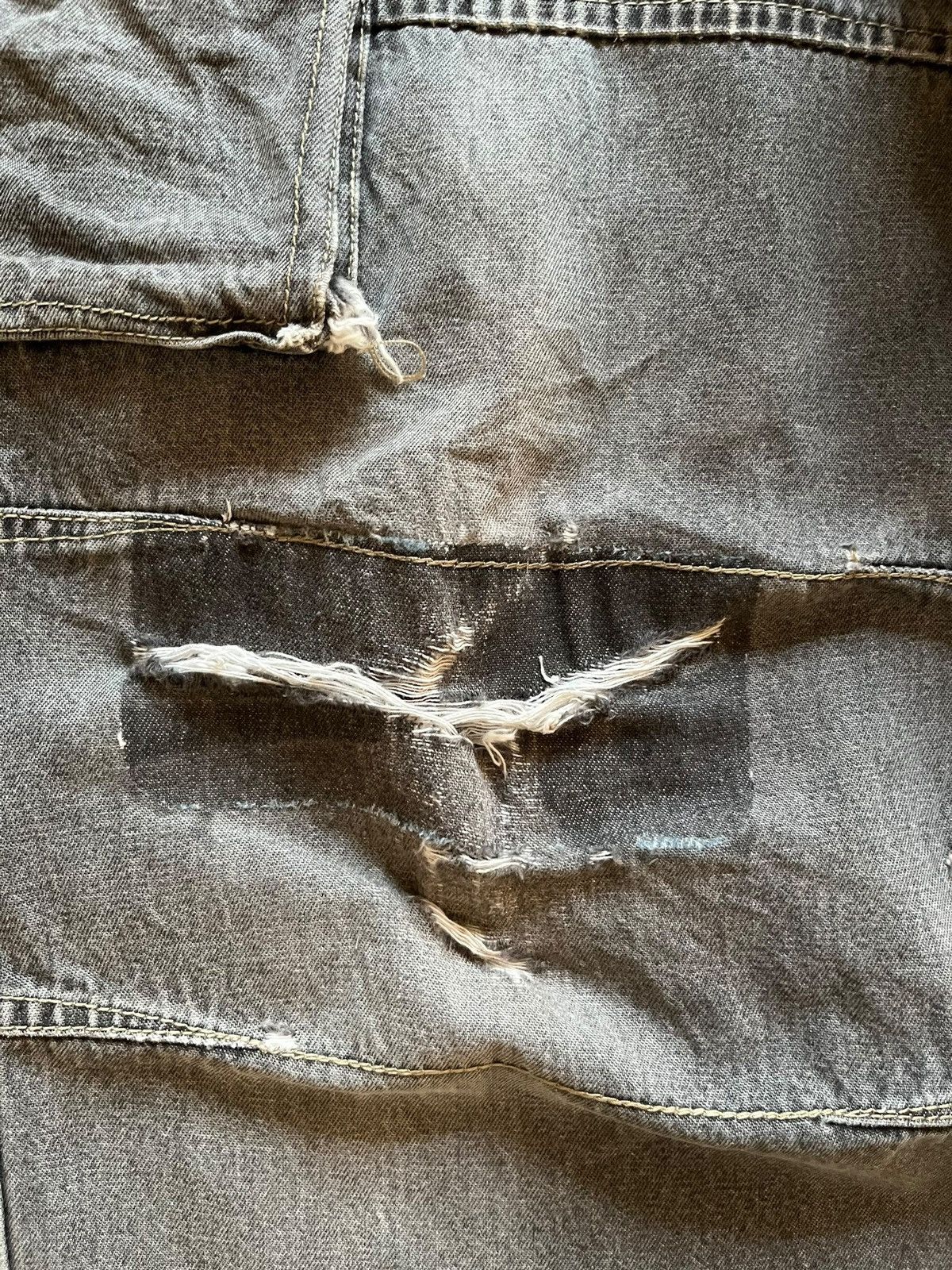 Japanese Brand Vintage Piko Hawaiian Distressed Cargo Baggy Jeans Size US 32 / EU 48 - 6 Thumbnail