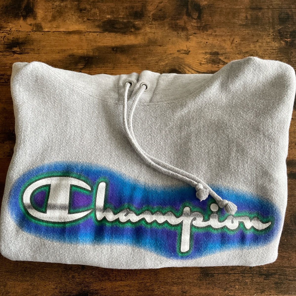 Champion Reverse Weave Gray Hoodie