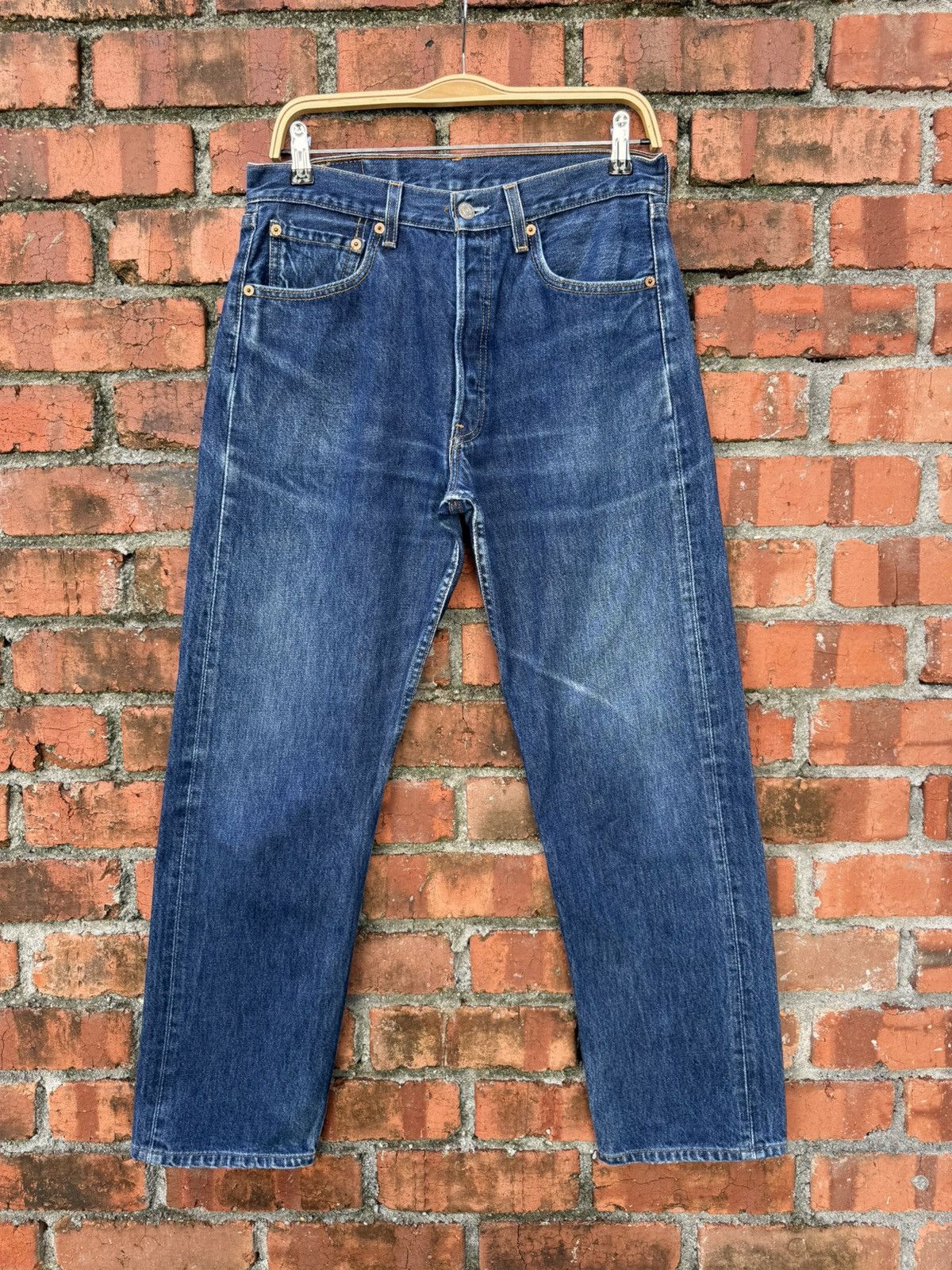 Levi's Vintage Clothing W31x29.5 Vintage levi’s 501 90s made in USA Size US 31 - 1 Thumbnail