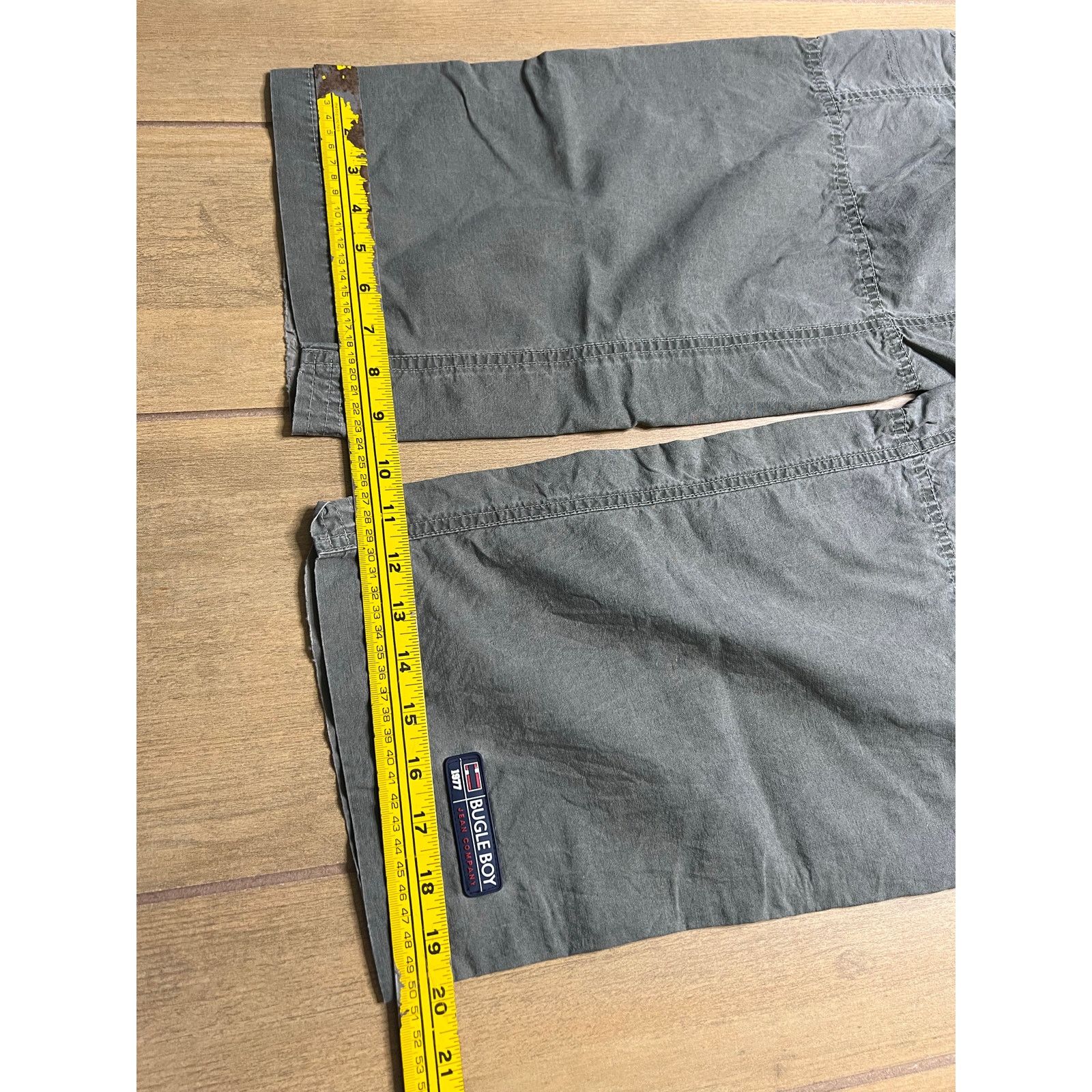 Bugle Boy Vintage 90s Bugle Boy Cargo Pants Mens 30x30 Olive Green Y2K Size US 30 / EU 46 - 7 Thumbnail