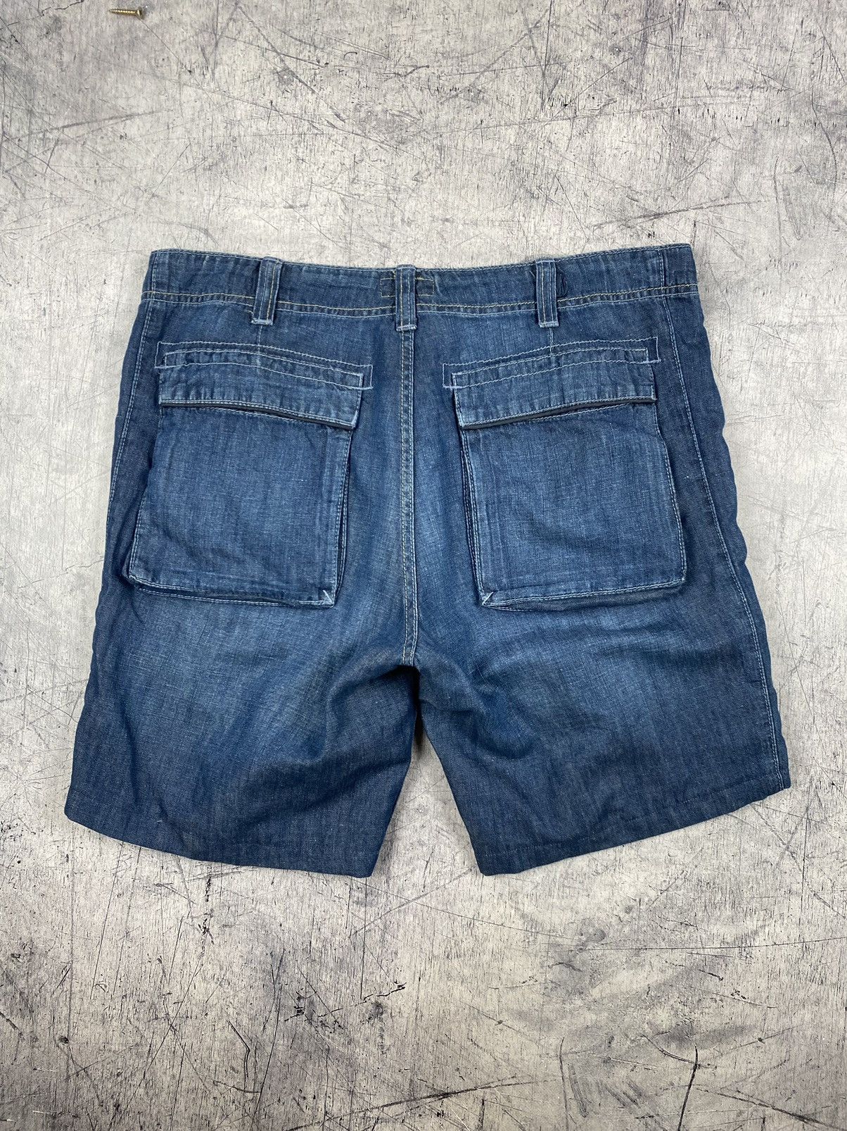 Emporio Armani × Giorgio Armani × Vintage Vintage Armani Jeans Denim Shorts Size US 36 / EU 52 - 7 Thumbnail