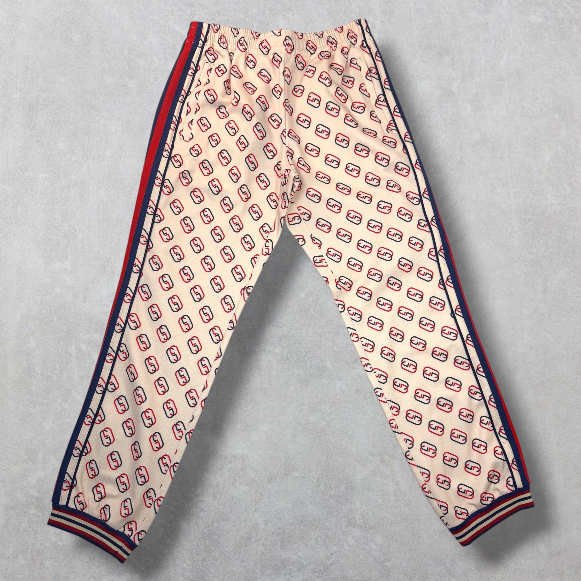 Gucci Gucci Interlocking GG Ivory Joggers XS Size US 28 / EU 44 - 2 Thumbnail
