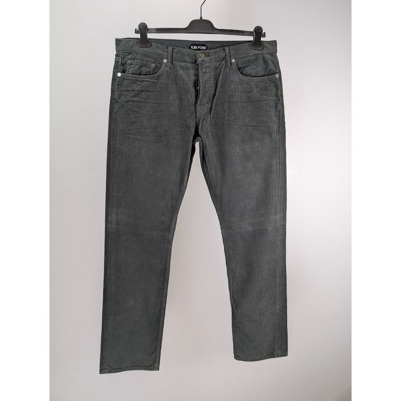 Tom Ford o1rshd1 Denim Straight Jeans in Dark Grey Size US 38 / EU 54 - 7 Thumbnail