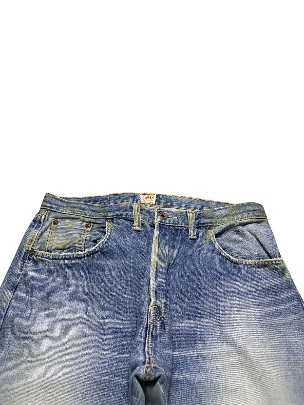 Edwin Vintage Edwin 505SXR Selvedge Distressed Baggy Jeans Size US 32 / EU 48 - 5 Thumbnail