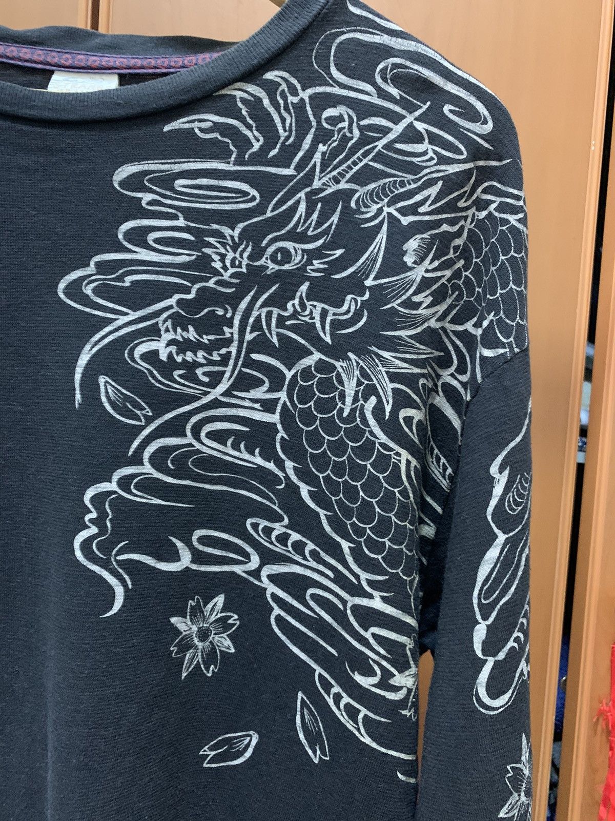 If Six Was Nine Sukajan Dragon Traditional Design Ifsixwasnine Longsleeve Size US XXL / EU 58 / 5 - 2 Thumbnail