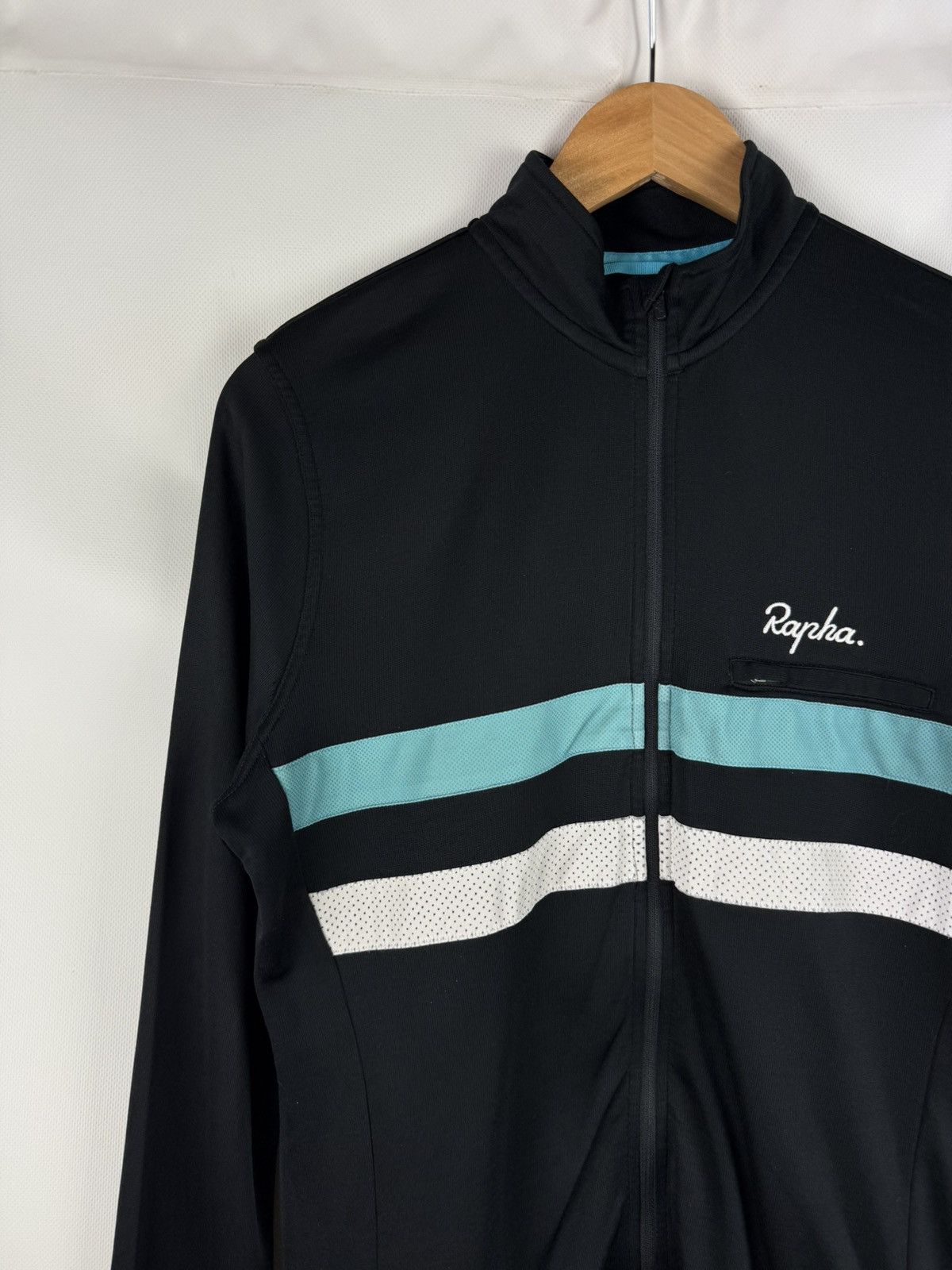 Rapha Rapha Team Sky Men’s Full Zip Cycling Long Sleeve Jersey Size US S / EU 44-46 / 1 - 4 Thumbnail