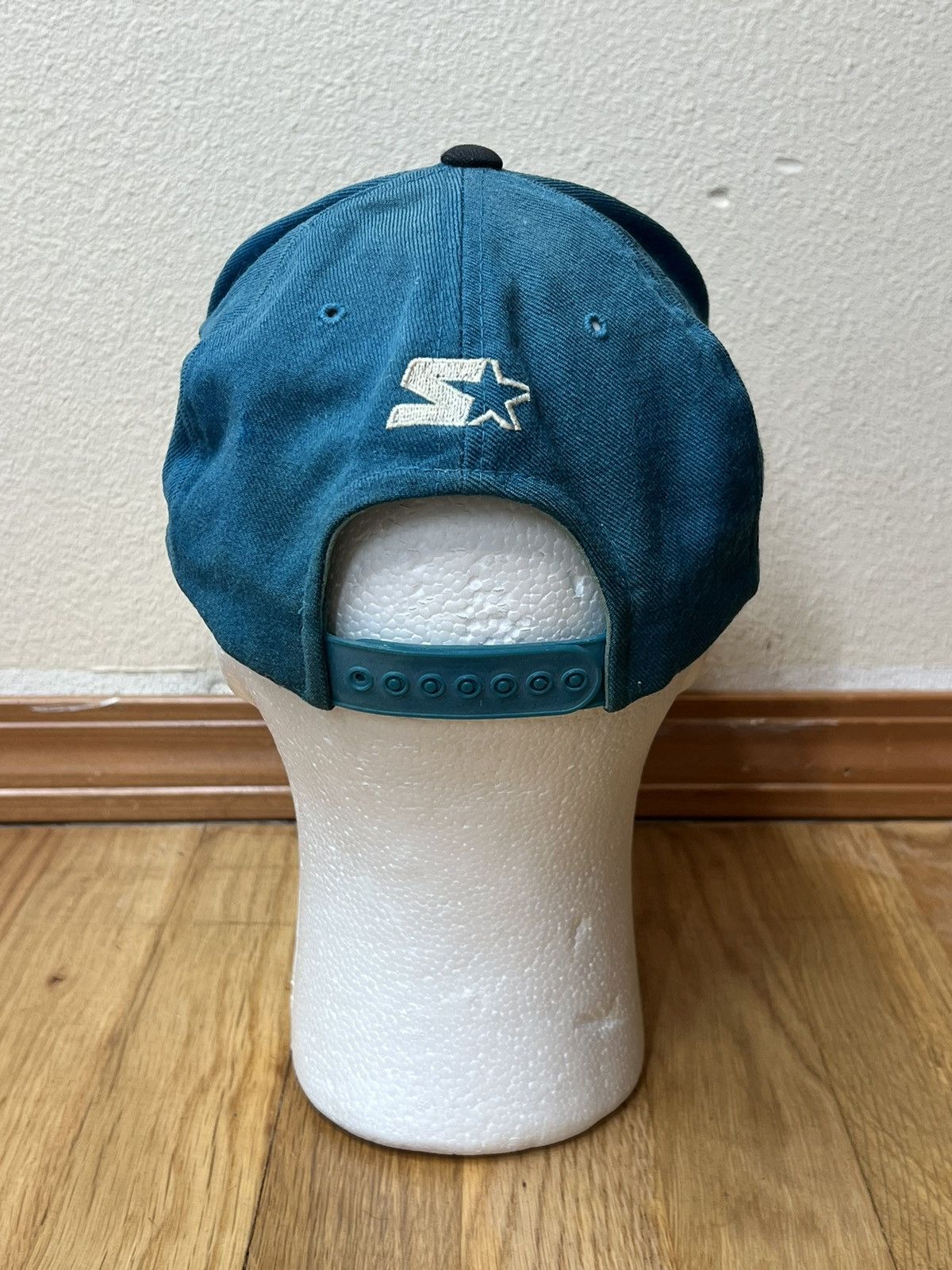 Starter Starter Vintage San Jose Sharks Natural Wool Tailsweep Hat Size ONE SIZE - 2 Thumbnail
