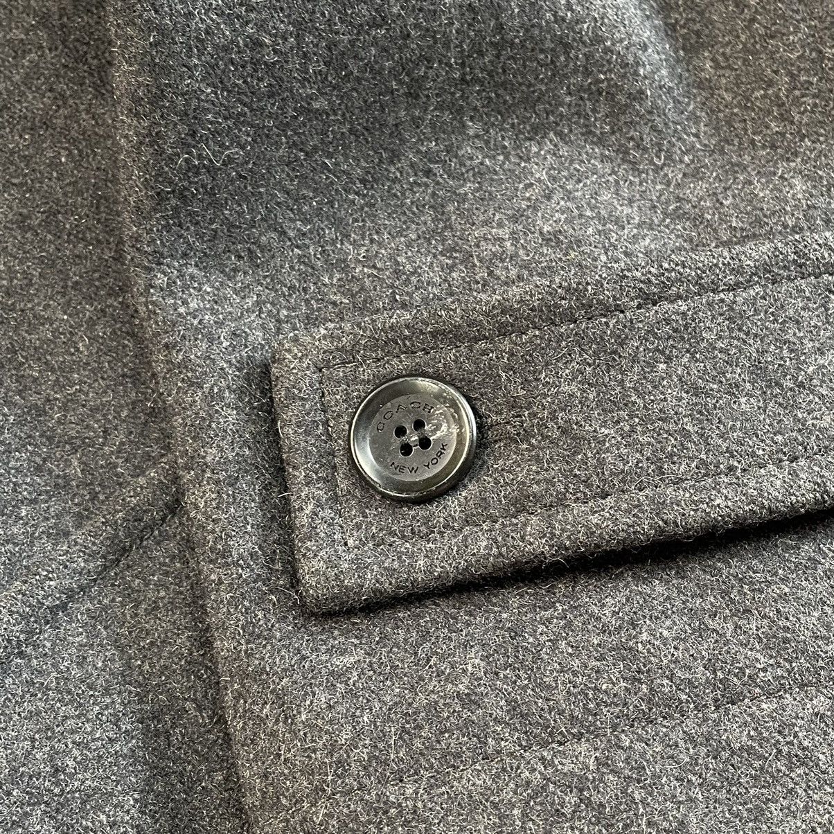 Coach Coach New York Wool Grey Perfect Heavy Duffle Pea Coat Size US L / EU 52-54 / 3 - 10 Thumbnail